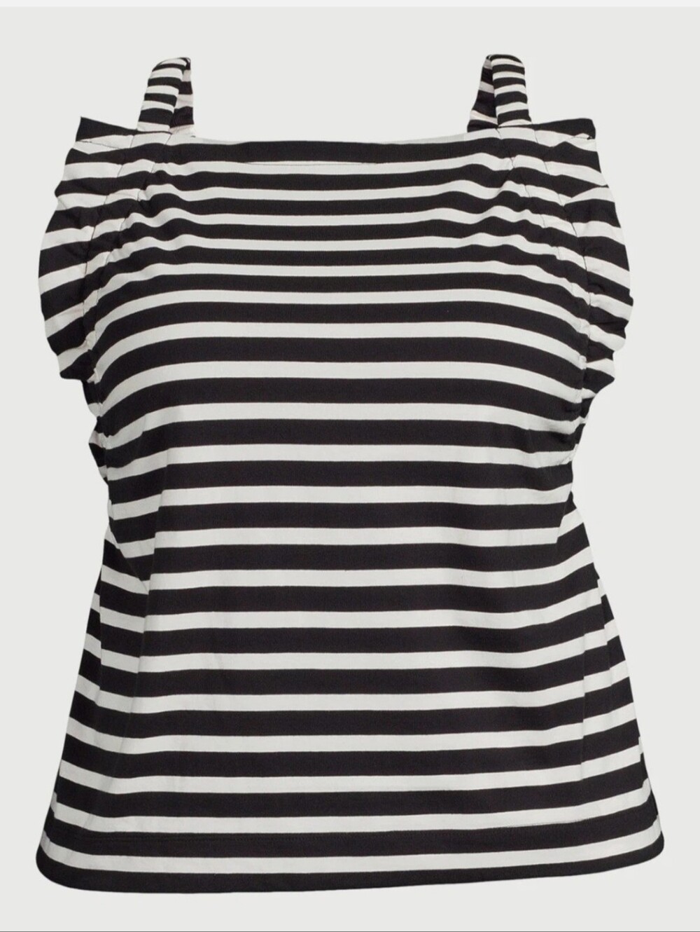 Black/white Striped Tank Top